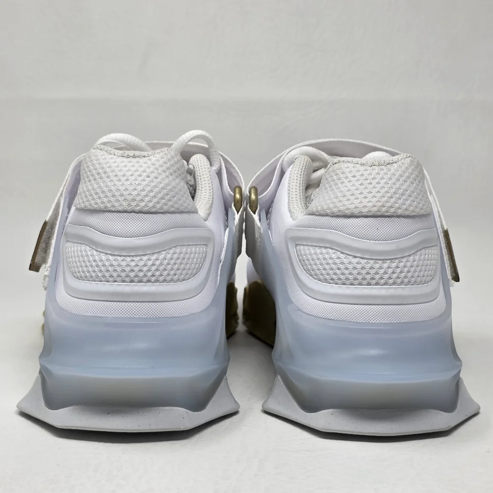 Nike Savaleos White Metallic Gold Weight Lifting Shoes CV5708 101 Men's Sz 4.5 - Picture 5 of 10